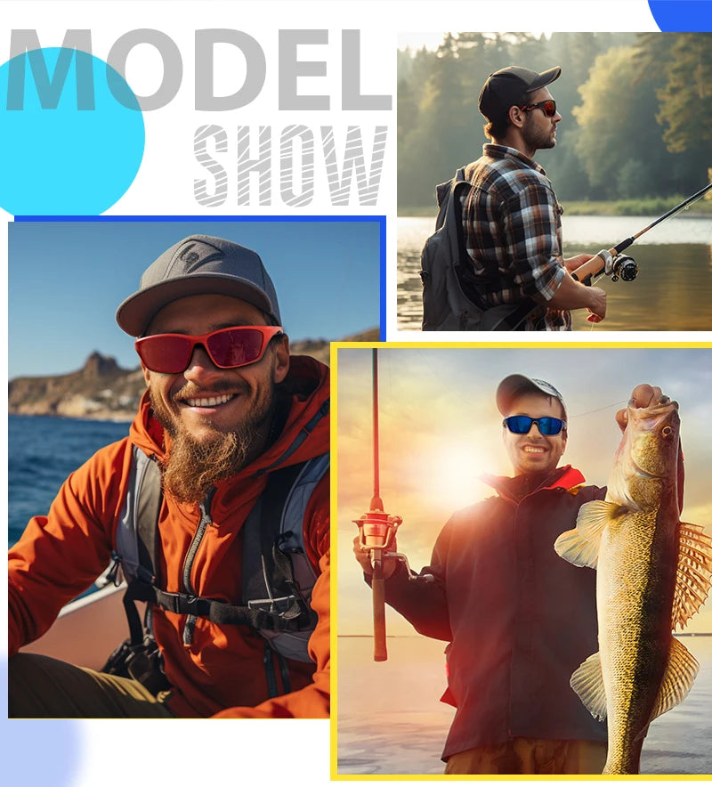 SCVCN New Outdoor Polarized Sunglasses Bike Cycling Glasses