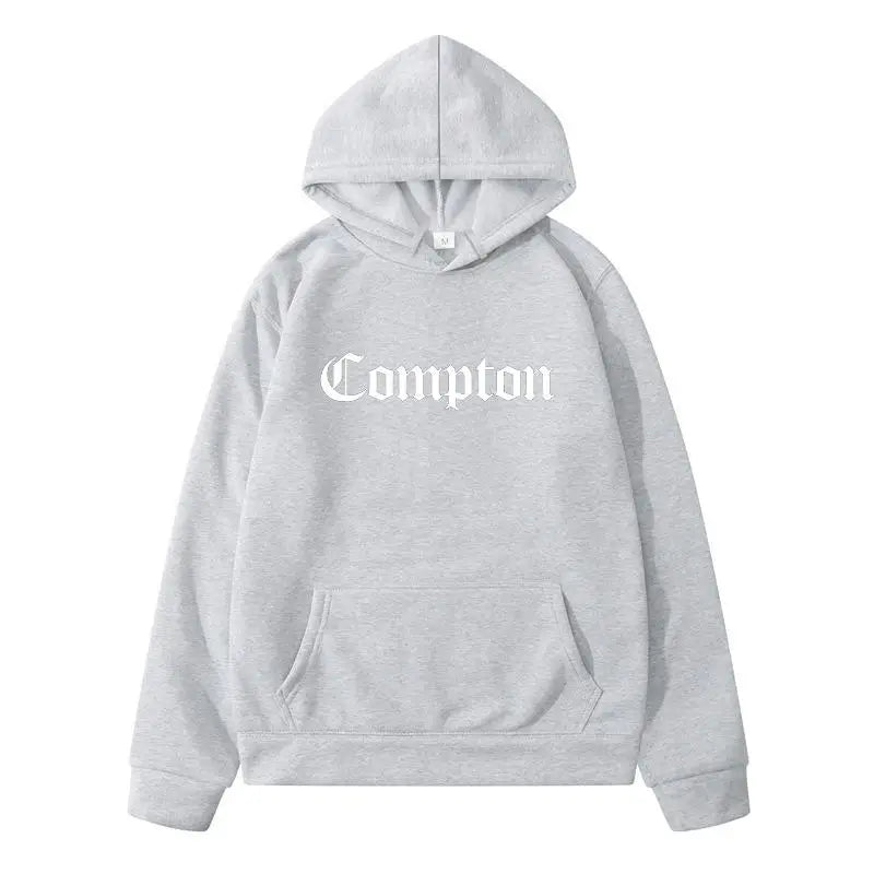 Compton Goth Design Letter Y2k Hoodie Hoodies Men's