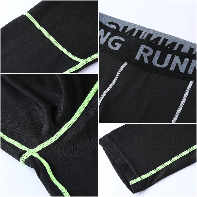 Mens Compression Pants Quick Dry Sportswear Running Tights