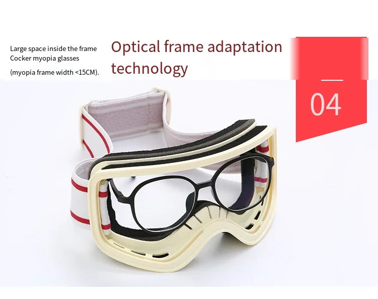 Ski Snowboard Goggles Women Men Skiing Eyewear Mask