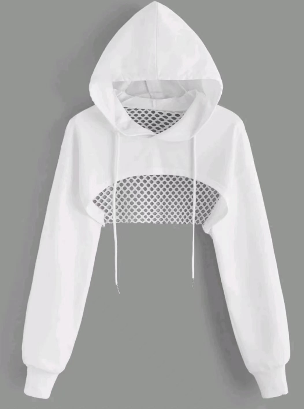 Women's Cut-Out Drop-Shoulder Hoodie, image 6 of 7