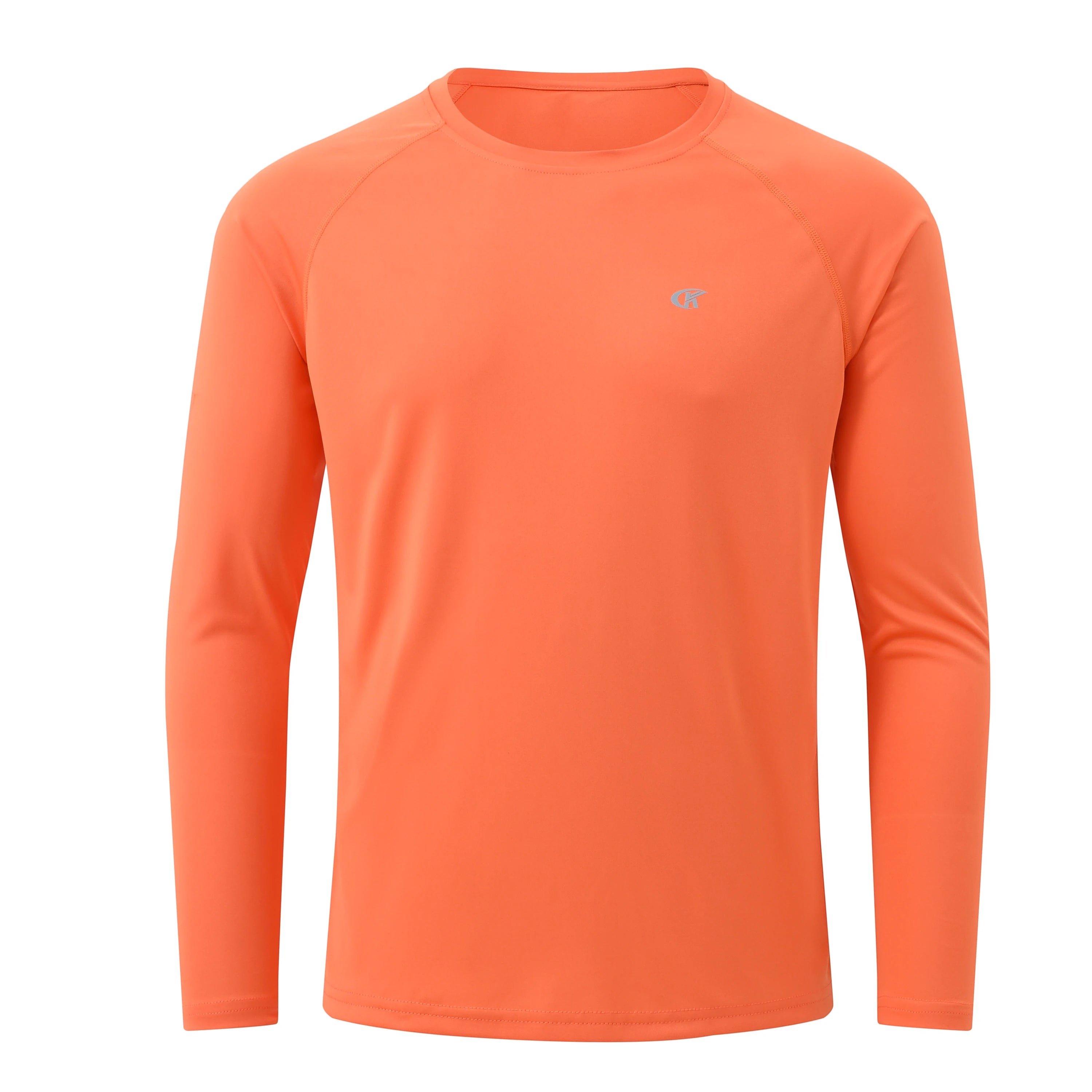 Men UPF 50+ Long Sleeve T-Shirt, Rash Guard
