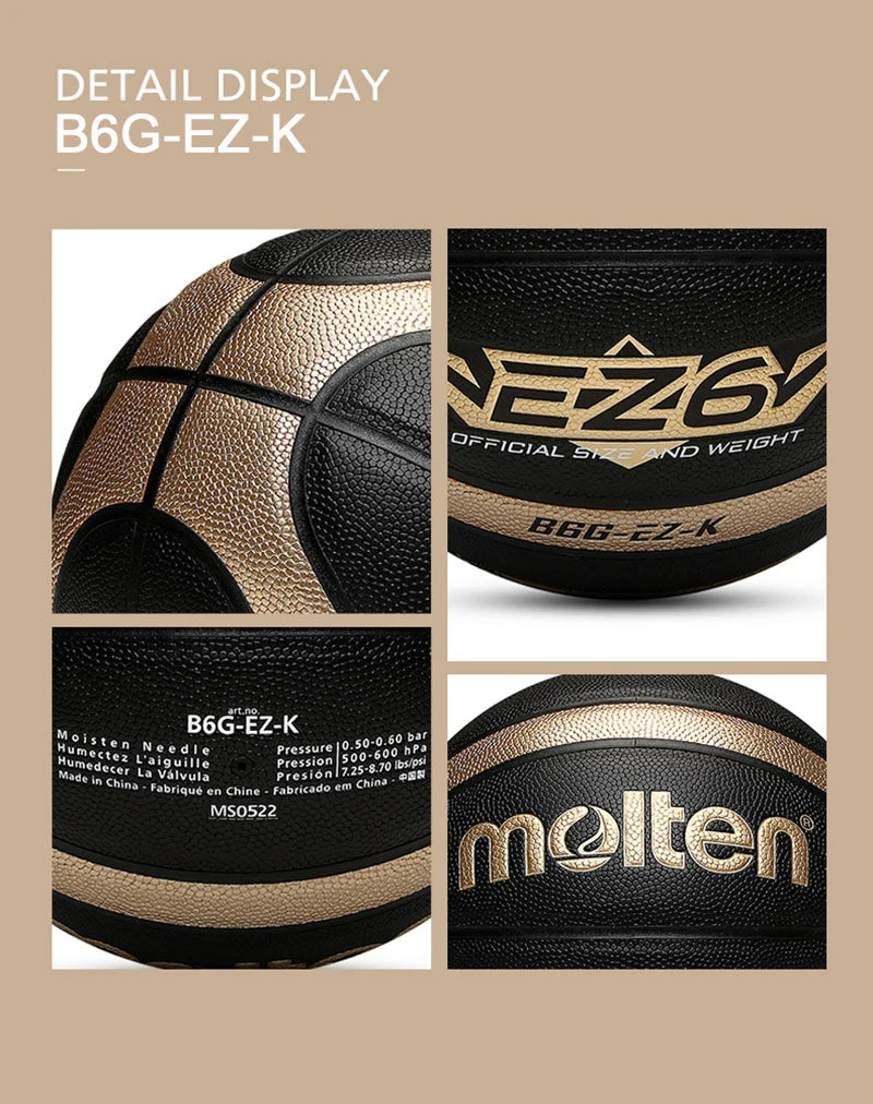 Men Molten Basketball Balls Official Size 7/6/5 PU
