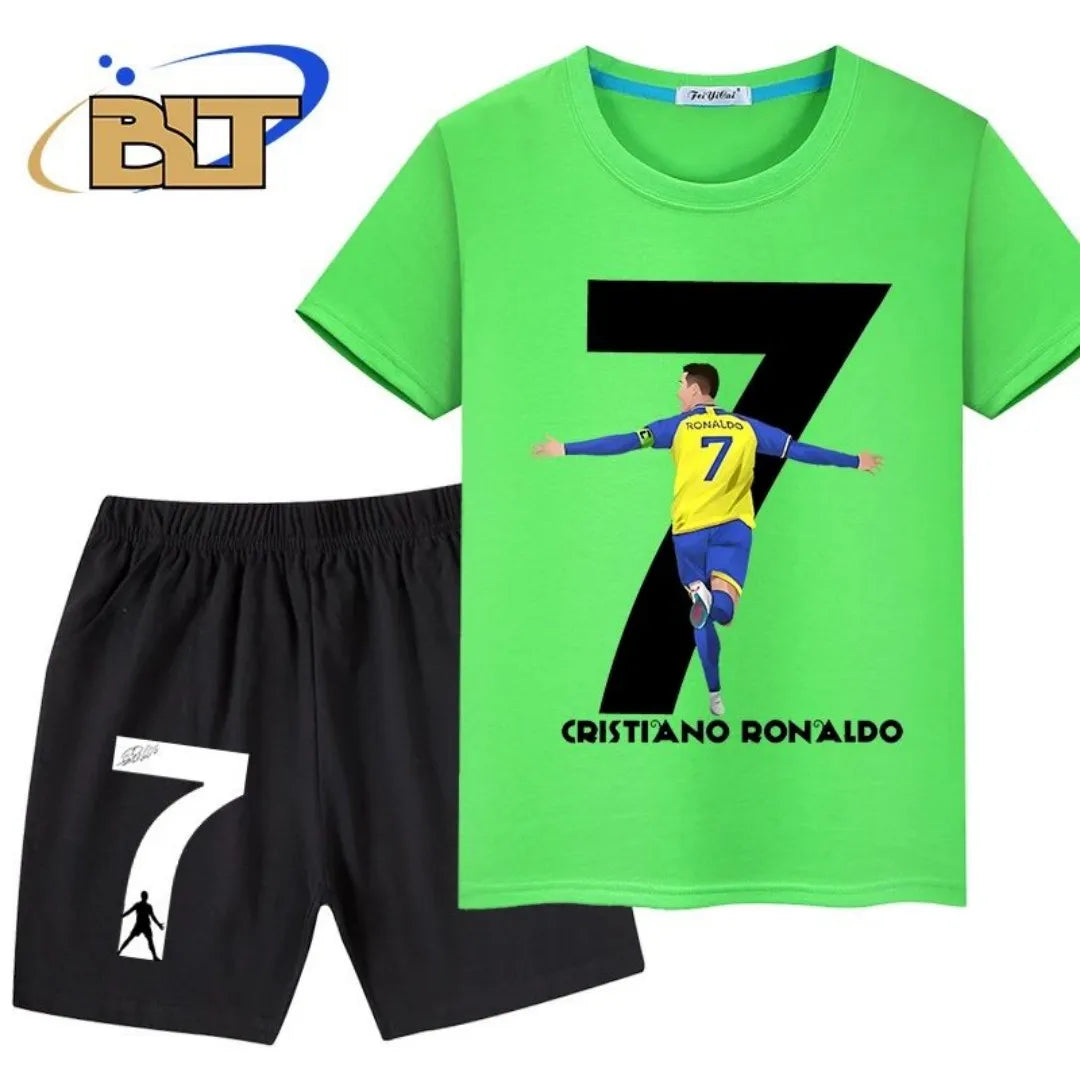 2025 Summer Ronaldo 3D Printed Summer Children's T-shirt