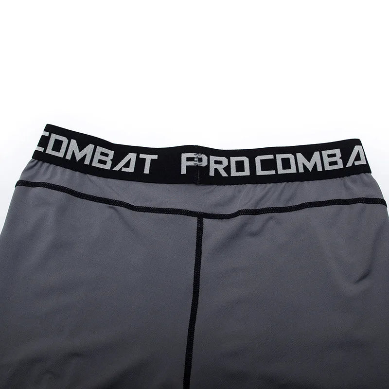 Men's Bodybuilding Compression Gym Shorts