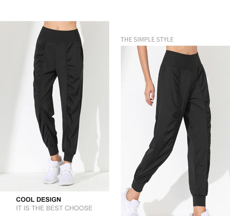 Women's Loose-Fit Cuffed Running Joggers, image 17 of 28
