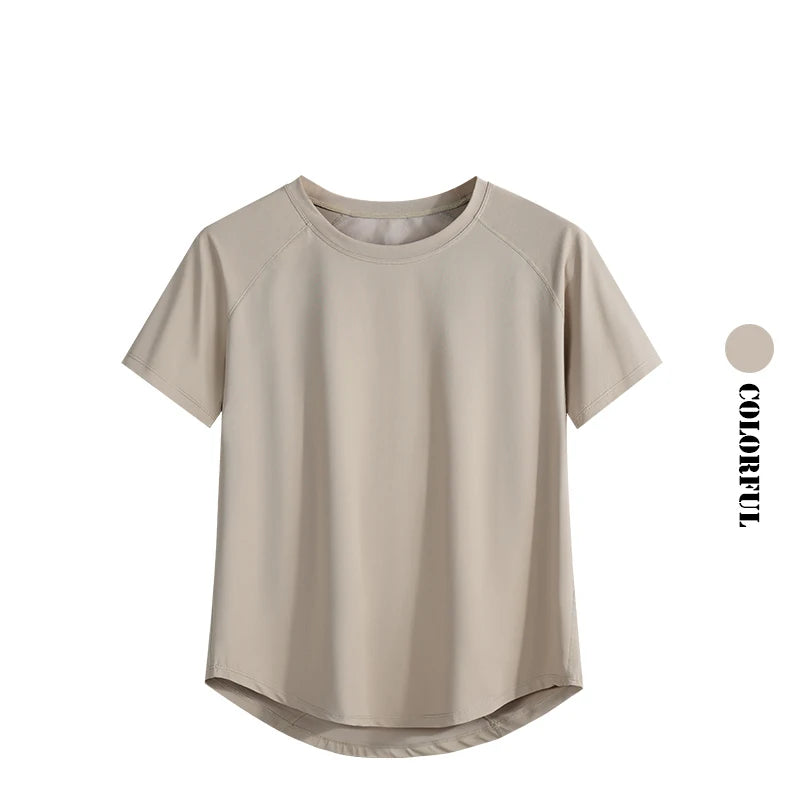 DRUR Yoga Tops Sportswear Woman Gym Shirts Breathable