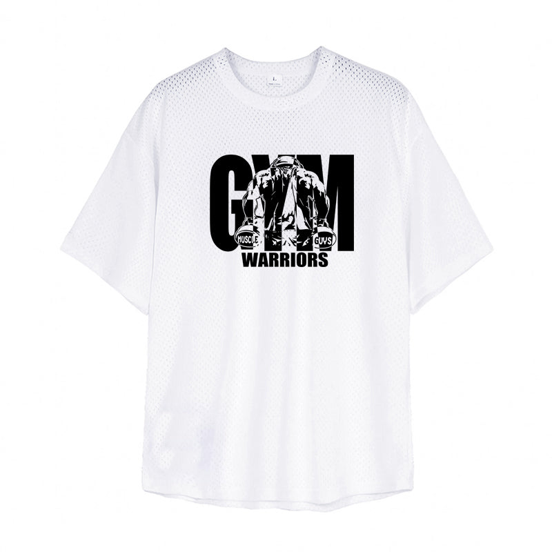 Men's Oversized Drop-Shoulder Gym T-Shirt, image 21 of 24
