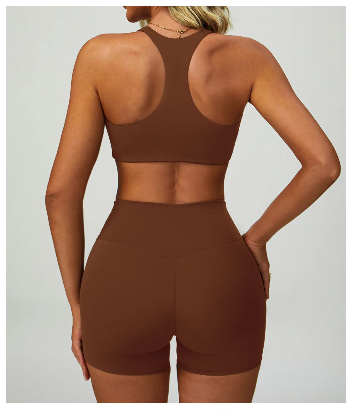 Women's 2-Piece Yoga Set, Leggings or Shorts, image 24 of 60