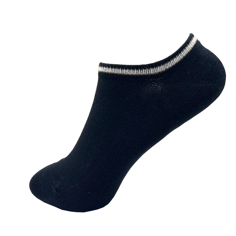 Women's Cotton No-Show Socks, 4 Pairs