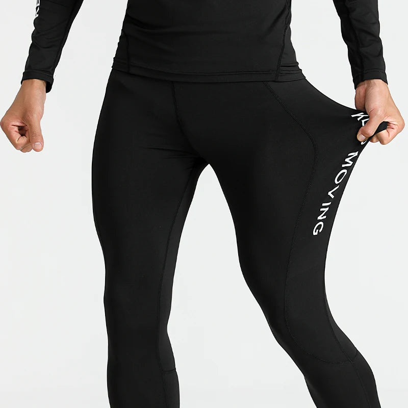Mens Compression Pants Quick Dry Sportswear Running Tights