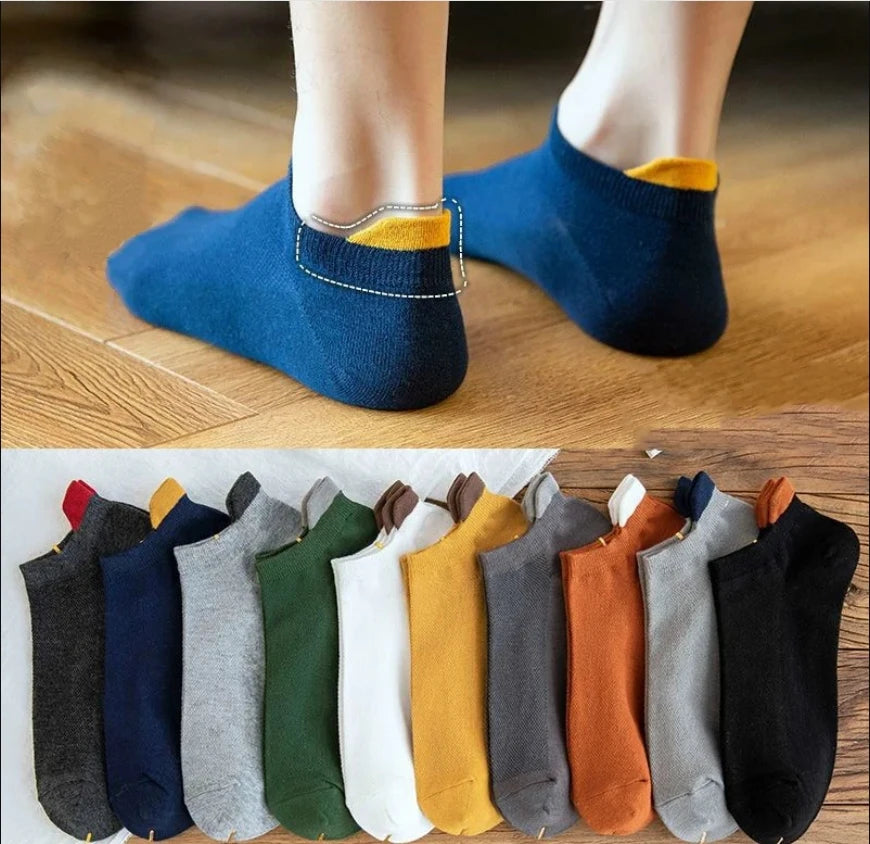 5 Pairs Letter Print Socks Comfy & Breathable
