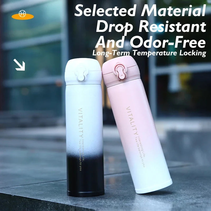 350/450ml Gradient Portable Thermal Insulation Vacuum Tumbler Cup