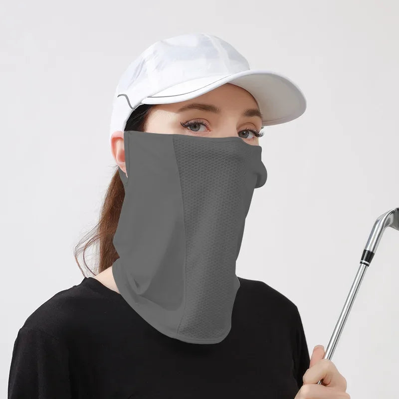 Unisex Ear-Loop Summer Face and Neck Cover