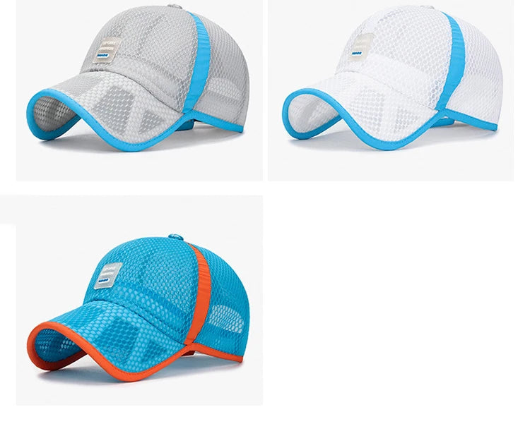 Kids' Breathable Curved-Brim Baseball Cap