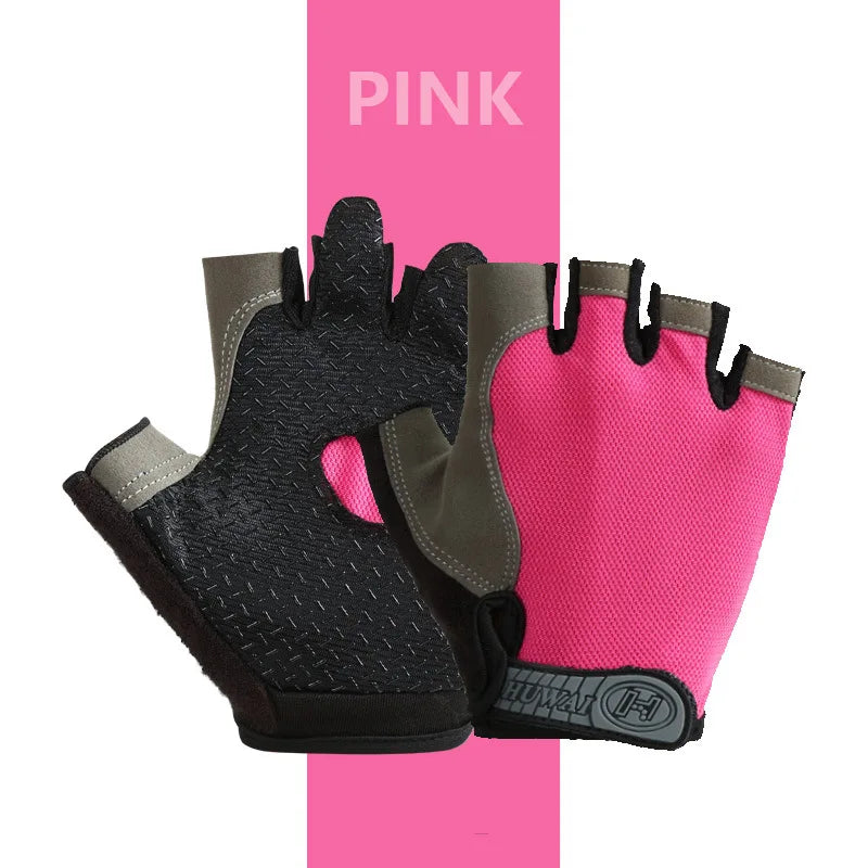 Unisex Half-Finger Anti-Slip Gym Gloves, image 16 of 28