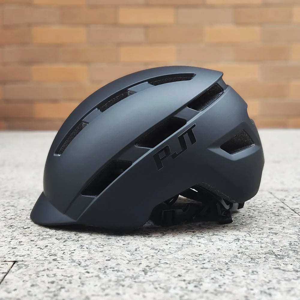 PJT In-Mould Bike Helmet with USB Rear Light