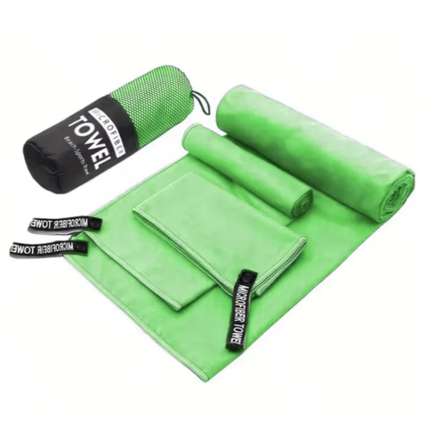 3PCS Quick Dry Beach Towel, Microfiber Travel Towel
