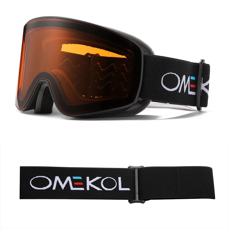 Double-Layer Lens Anti-Fog Ski Goggles
