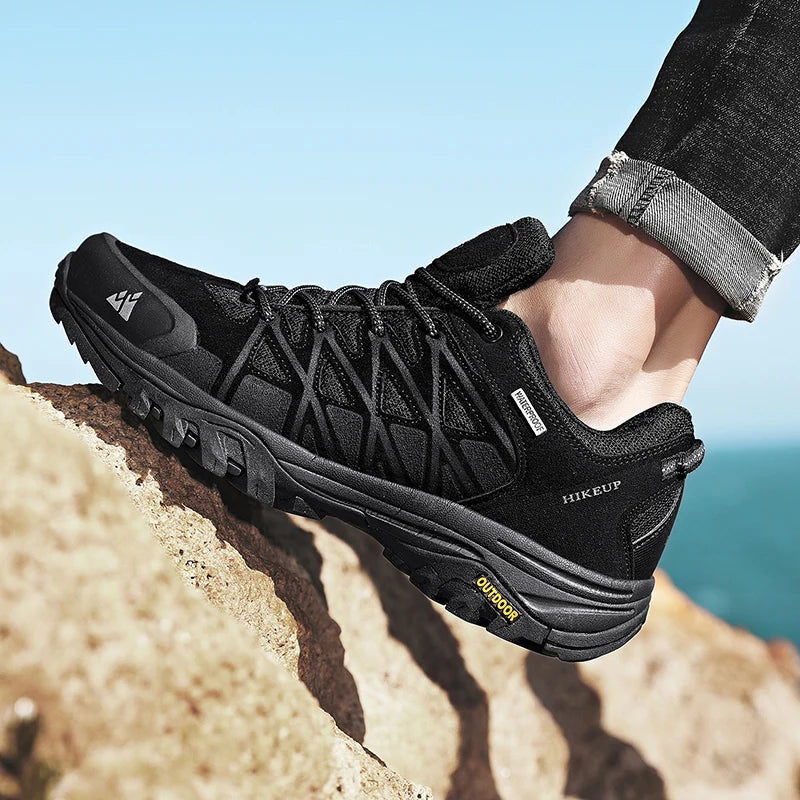HIKEUP Men's Breathable Lace-Up Hiking Shoes, image 20 of 57