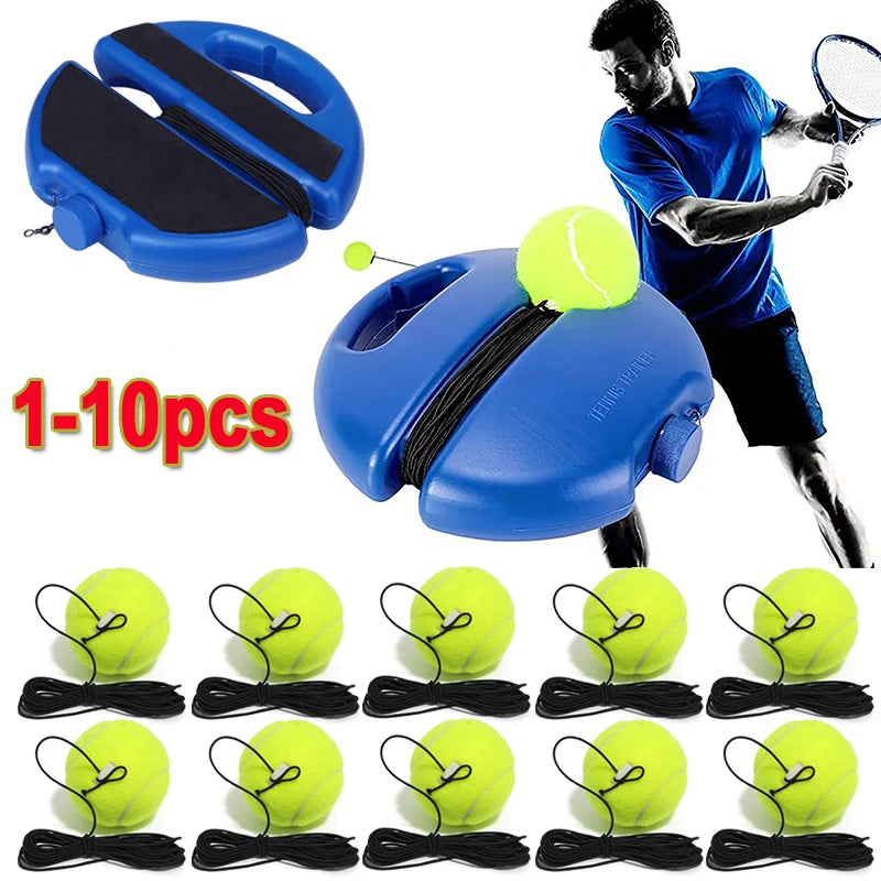 Heavy Duty Tennis Training Aids Base Elastic Rope
