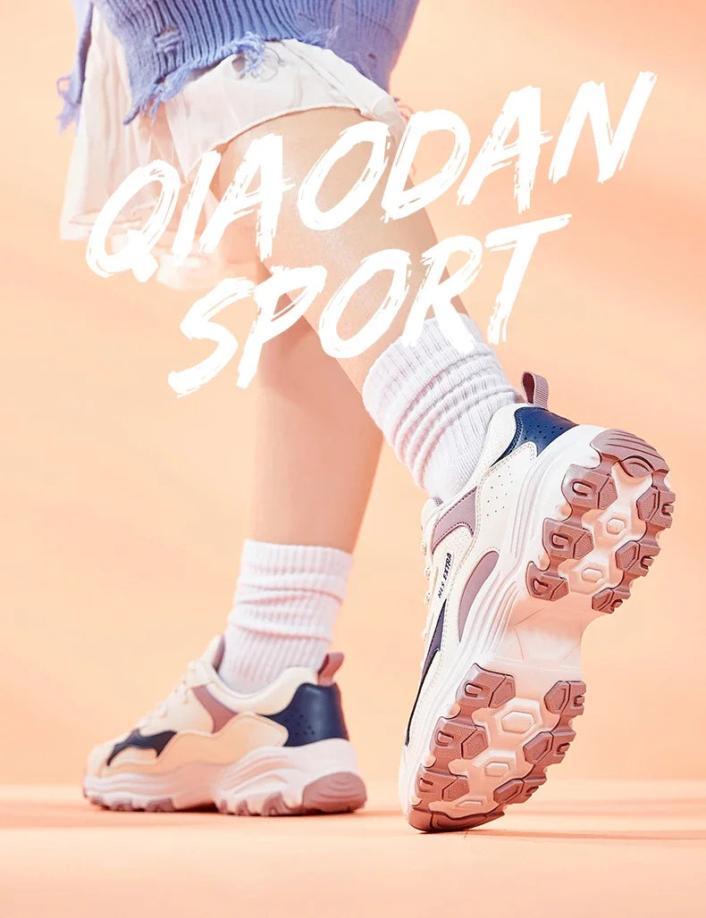 QIAODAN Leisure Shoes Women 2023 Fashion Sports Shoes