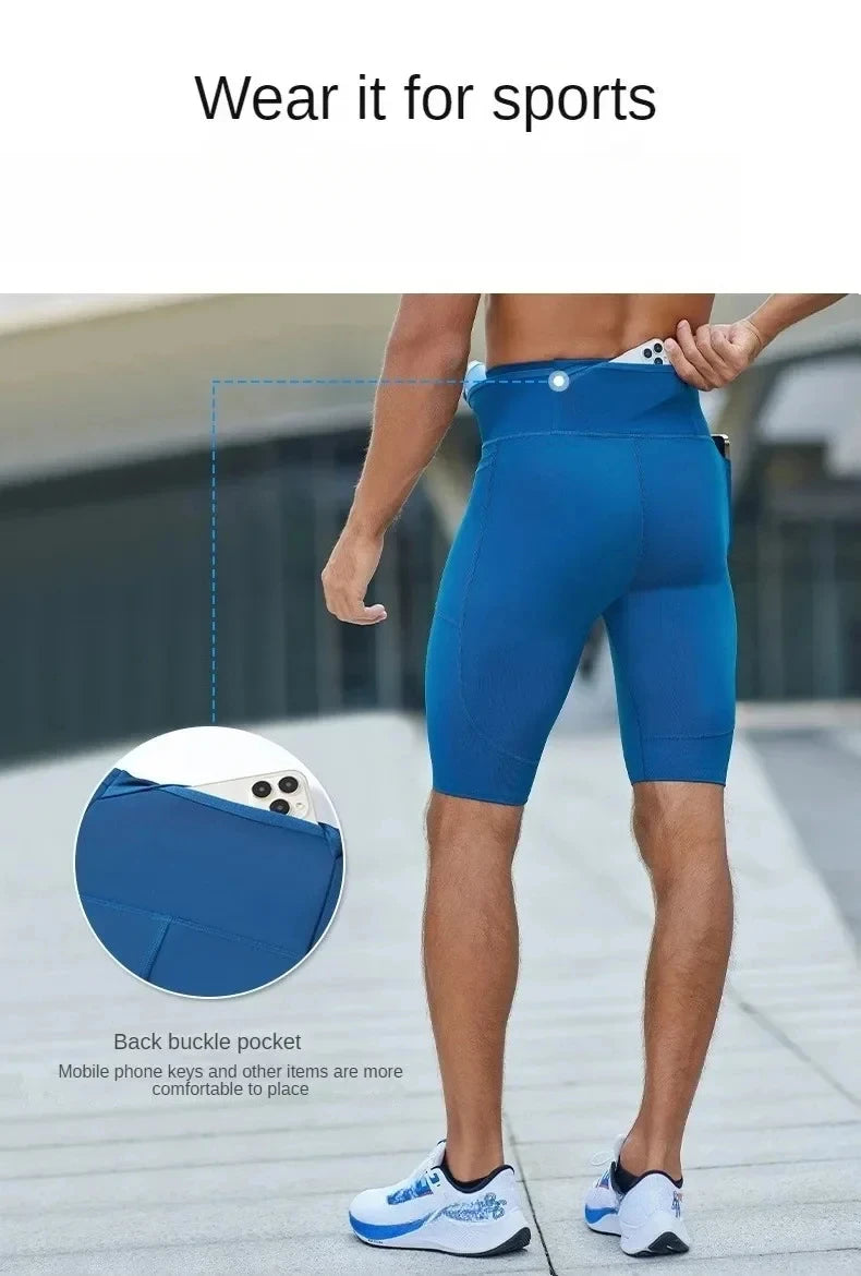 Compression Shorts Men Running Tights Women Workout Short