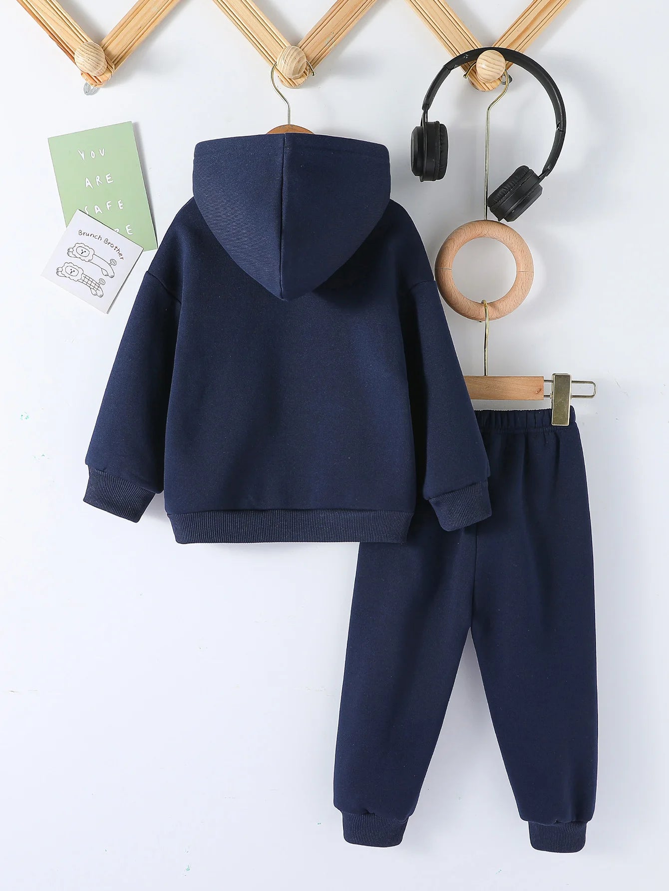 Kids Fashion 2pcs Pullover Hoodie+Pants Suits 1-8Y Years