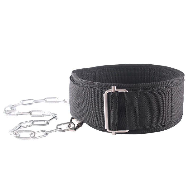 Fitness 3 Layers Nylon Dip Belt Weightlifting,Heavy Duty
