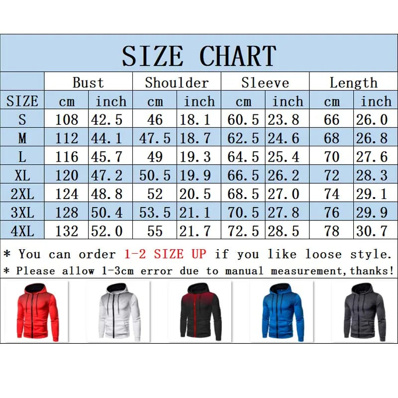 Men's Zip-Up Hoodie with Polka Dot Print