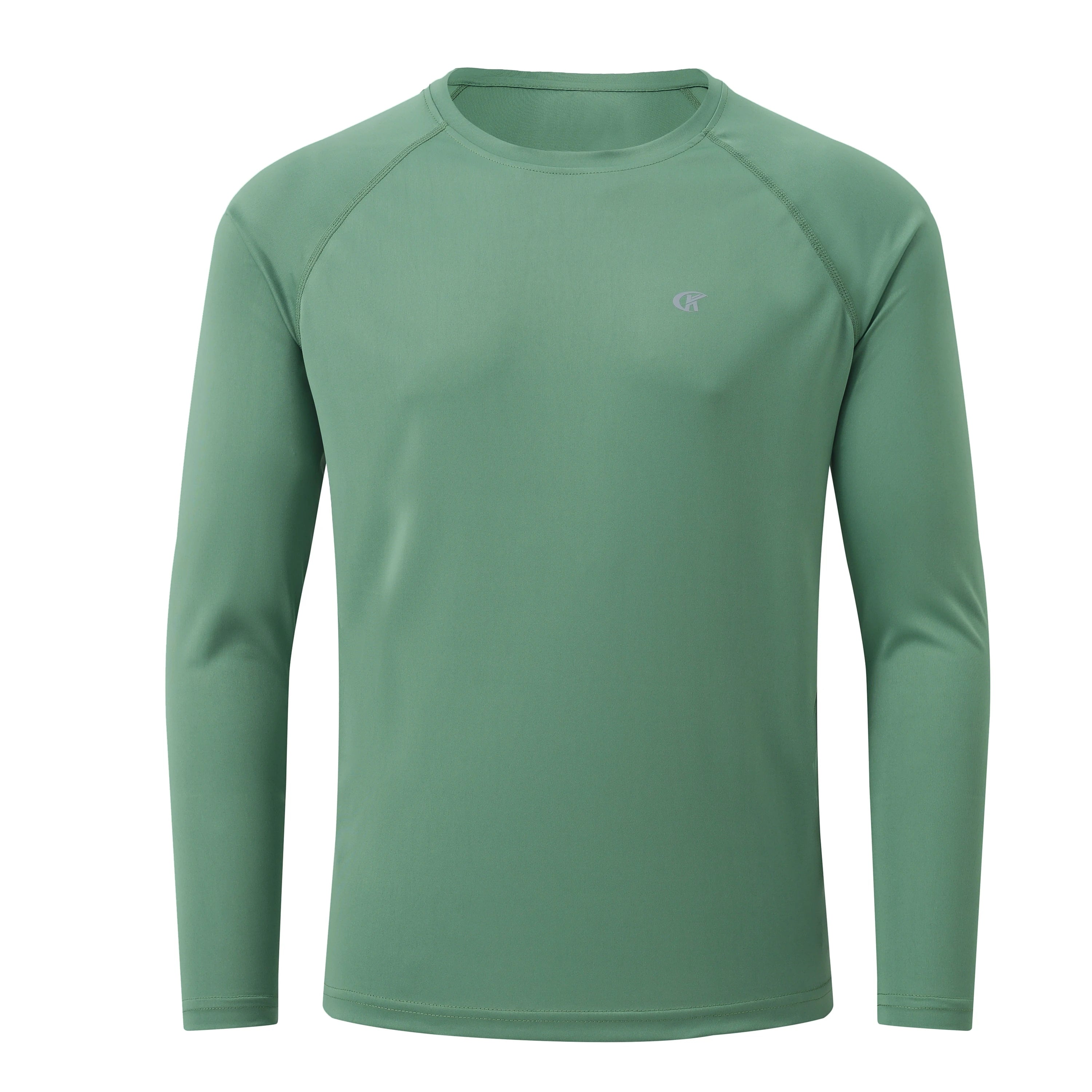 Men UPF 50+ Long Sleeve T-Shirt, Rash Guard