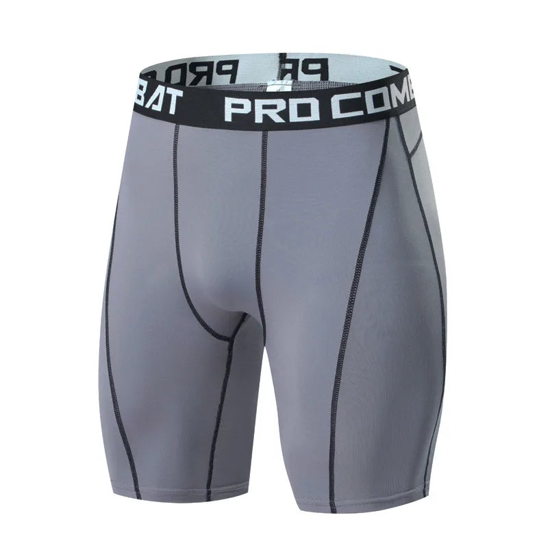 Men's Bodybuilding Compression Gym Shorts, image 18 of 19