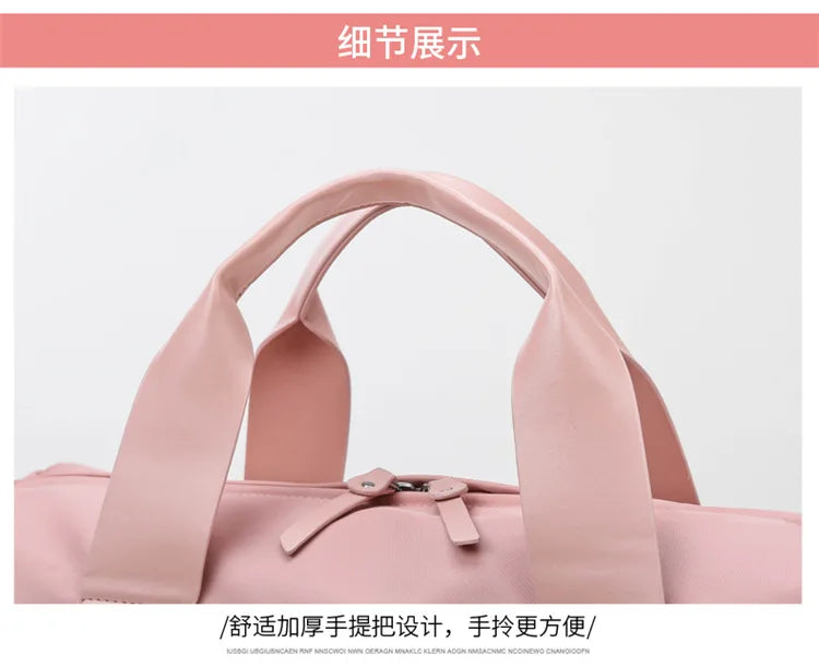 Women's Gym Bag with Separate Shoe Compartment, image 38 of 47