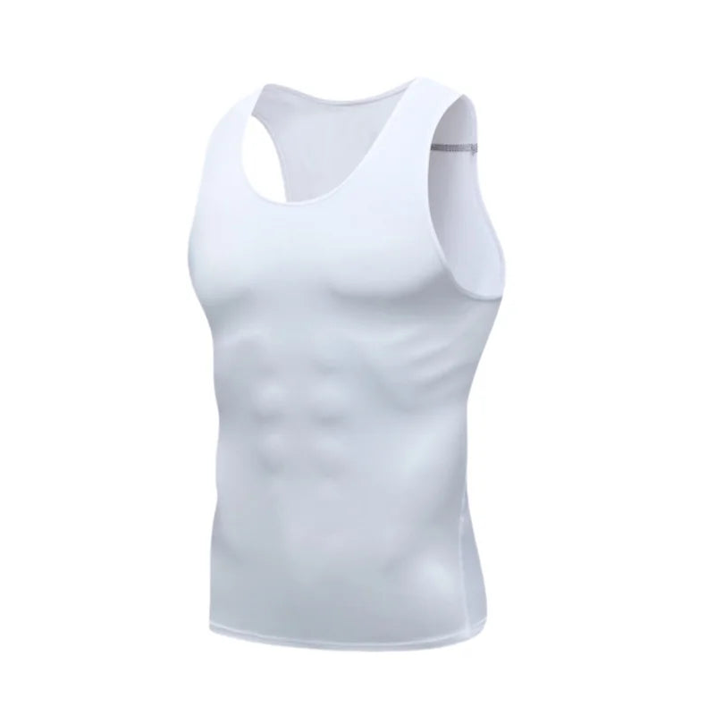 Men's Quick-Dry Compression Gym Vest, image 1 of 11