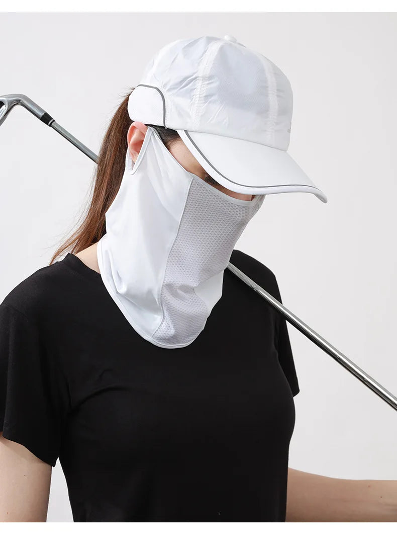 Unisex Ear-Loop Summer Face and Neck Cover