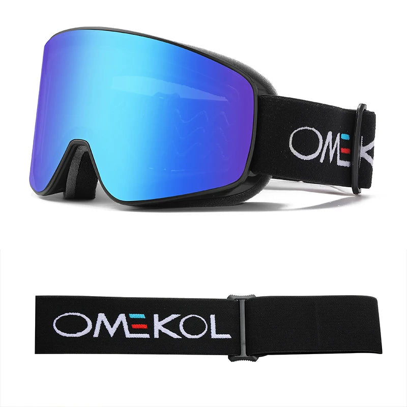 Double-Layer Lens Anti-Fog Ski Goggles