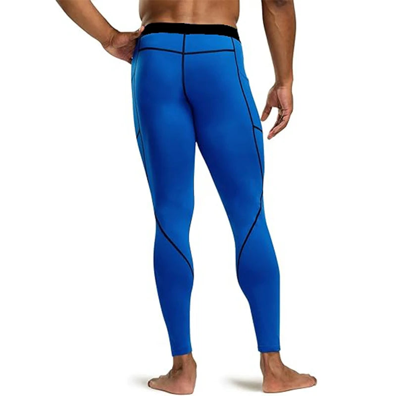 Men Running Leggings Quick Dry Gym Sport Tights