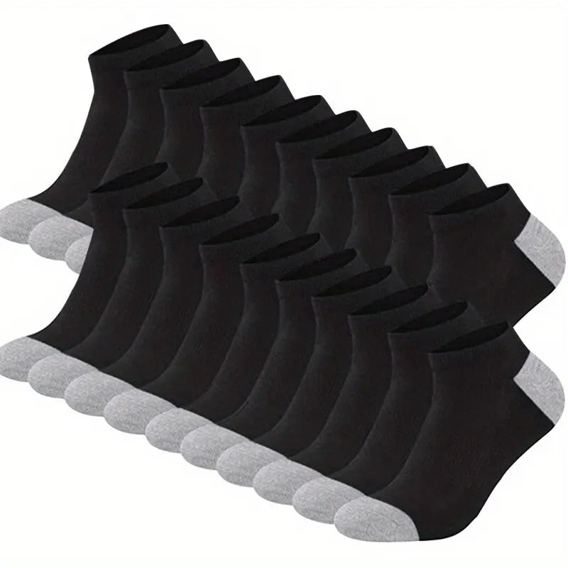 Men's Breathable Cotton Ankle Socks