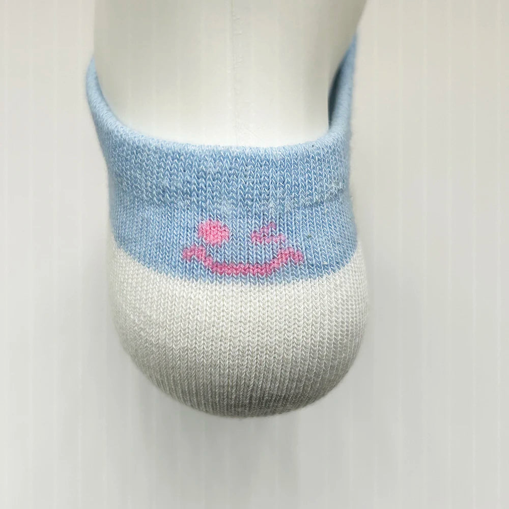 4 Pairs Cotton Women's Boat Socks No Show