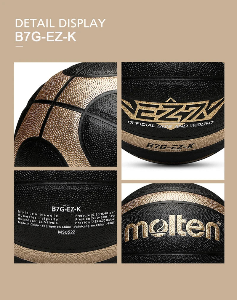 Men Molten Basketball Balls Official Size 7/6/5 PU