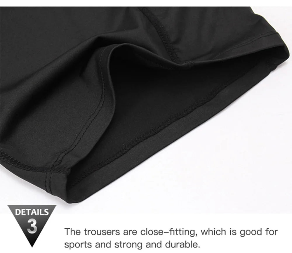 Sports Shorts Men Compression Running Shorts Pocket Quick