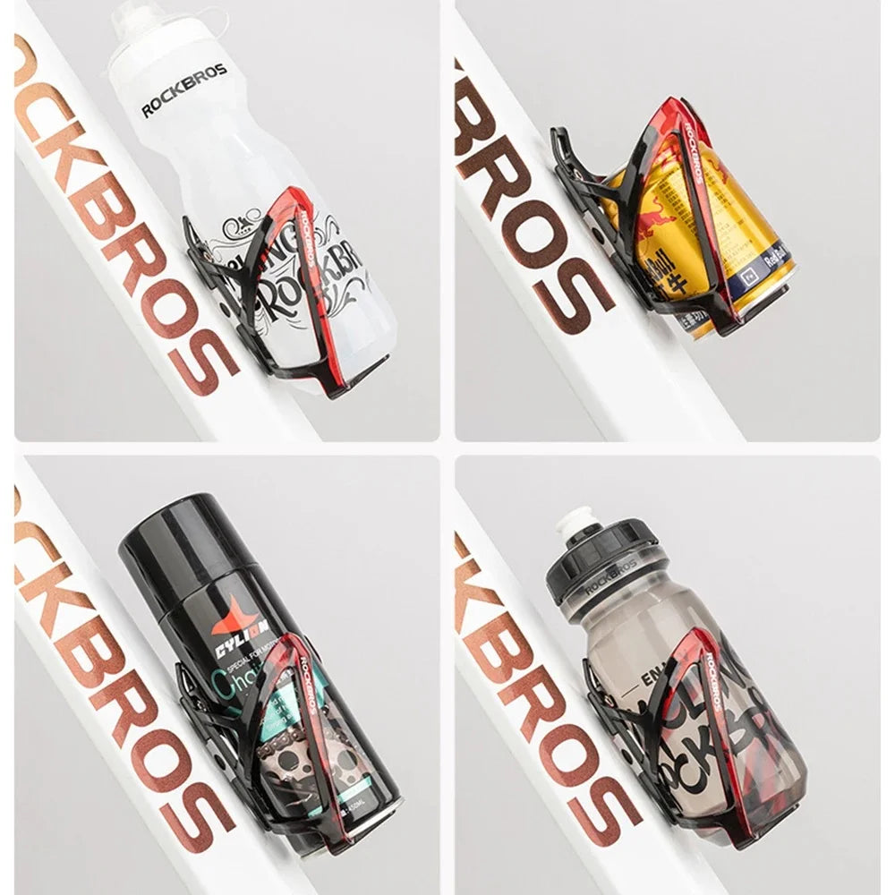 ROCKBROS Cycling Water Bottle+Water Bottle Holder 2-Piece Set