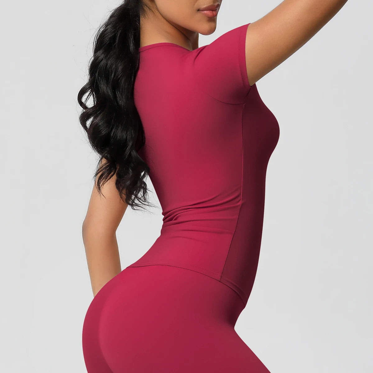 Women's Breathable High-Stretch Workout Top, image 29 of 42