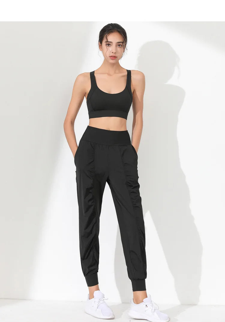 Women's Loose-Fit Cuffed Running Joggers