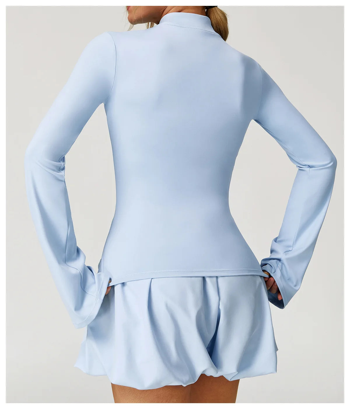 Zipper Jacket Women Yoga T-shirts Solid Sports Top