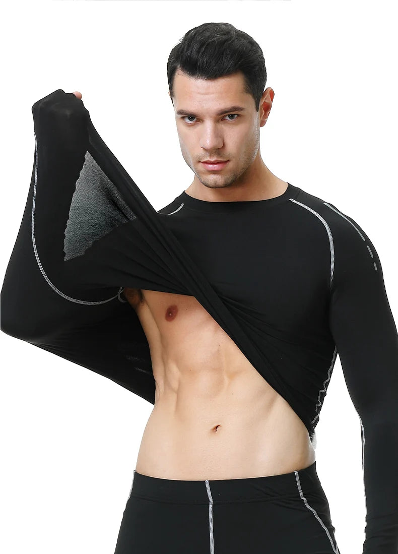 Mens Compression Pants Quick Dry Sportswear Running Tights