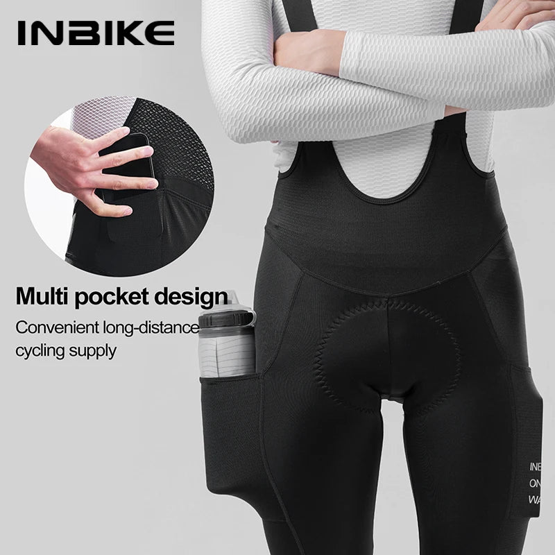 INBIKE Spring Men's Cycling Bibs Pants Bike Tights