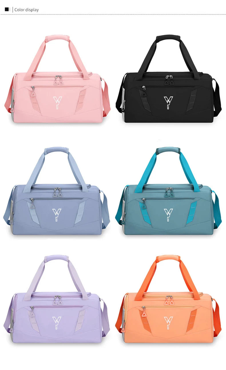 Woman Sports Gym Handbag Waterproof Fitness Training Bag