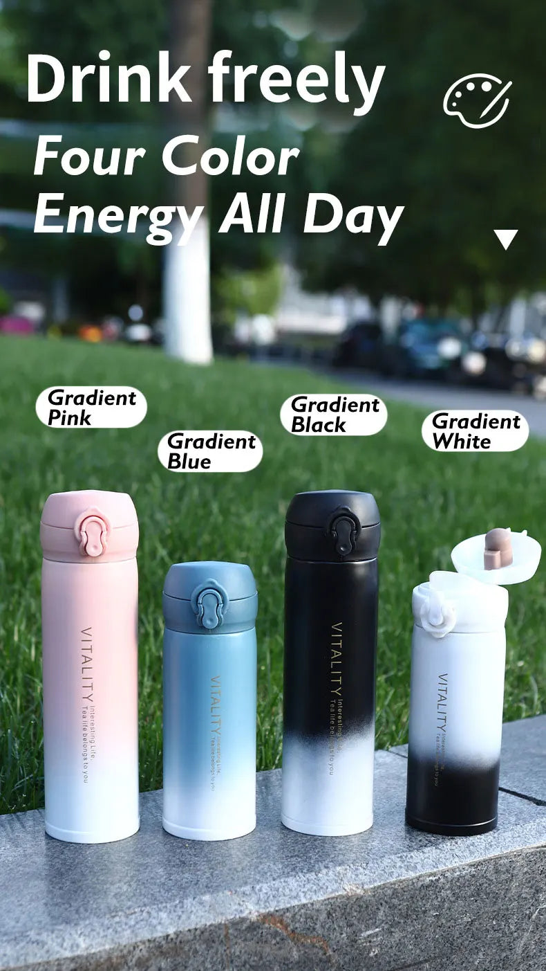 350/450ml Gradient Portable Thermal Insulation Vacuum Tumbler Cup