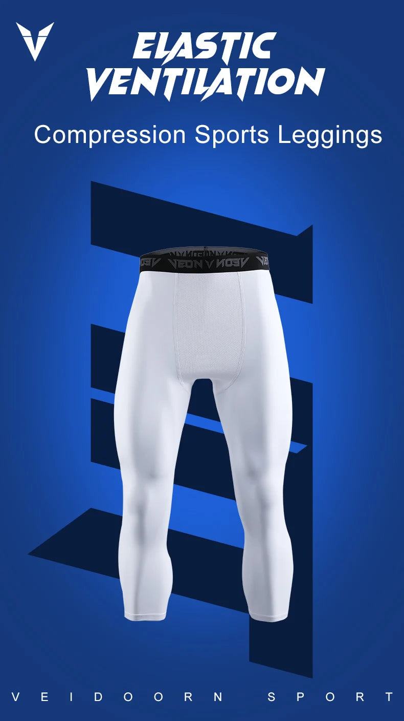 Mens Compression Pants Tights Cool Dry Leggings Sports